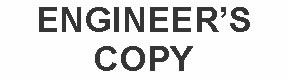 "Engineers Copy" stamp